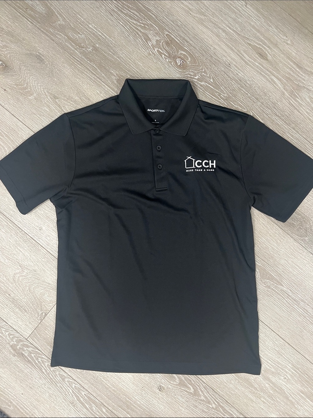 Black polo short sleeve